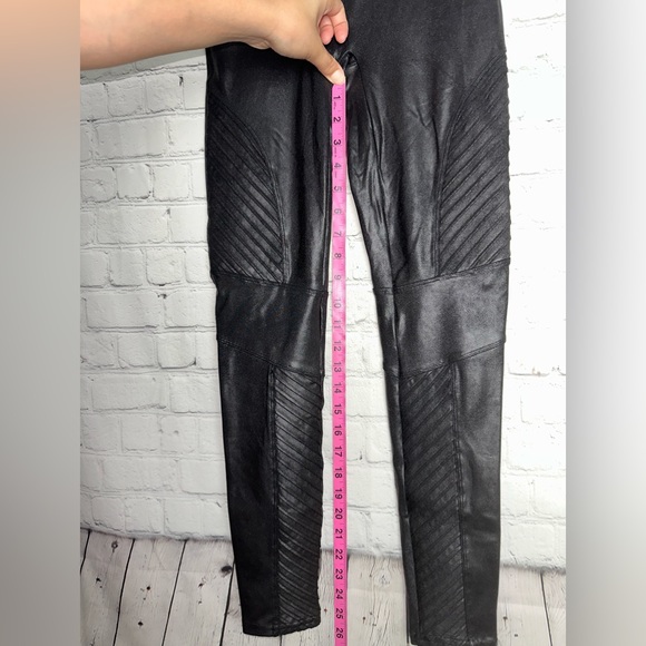 Spanx Faux Leather Moto Leggings - Picture 7 of 9